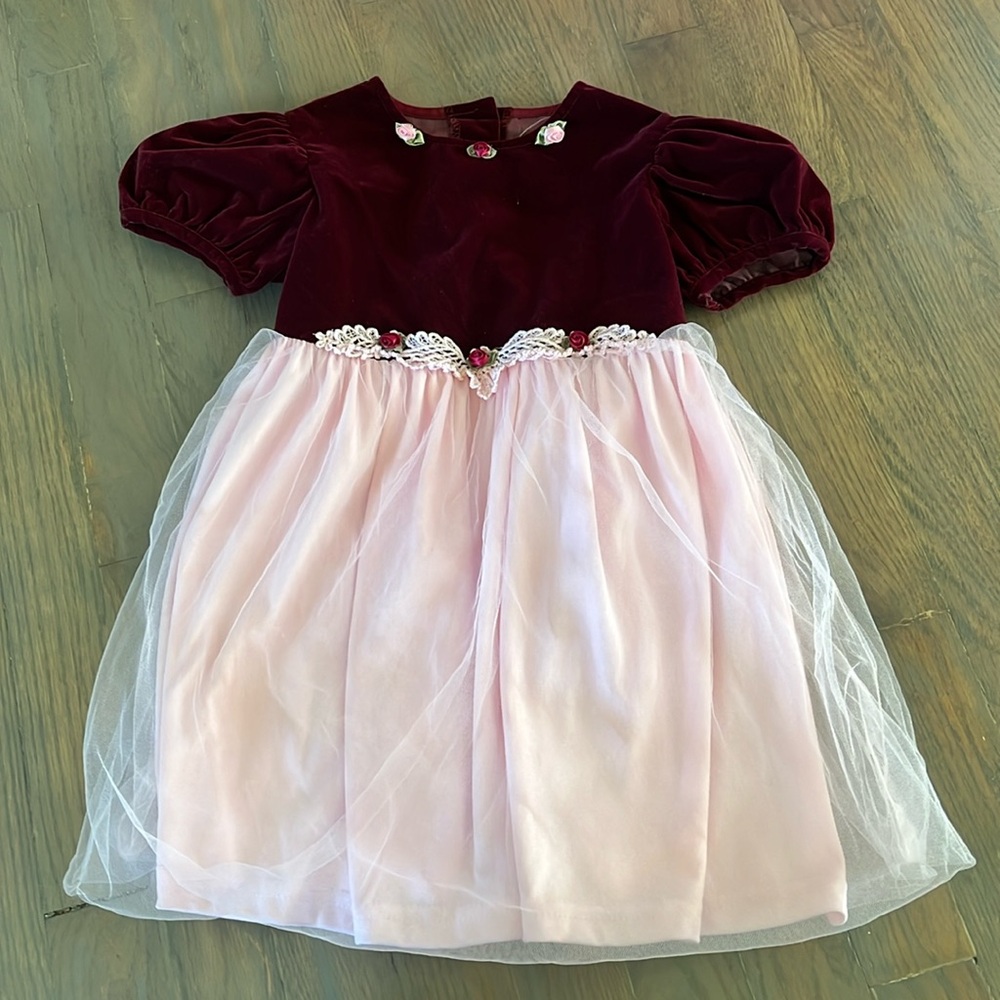 Vintage Okie-Dokie Velvet Summer Dress